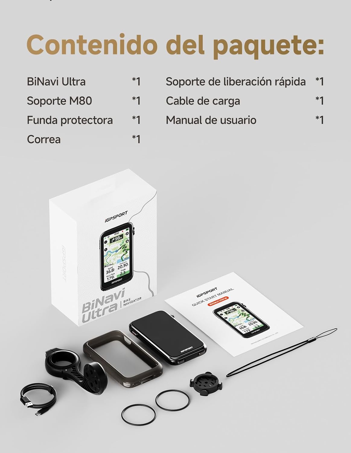 CICLOCOMPUTADOR GPS IGPSPORT BINAVI ULTRA - Image 2
